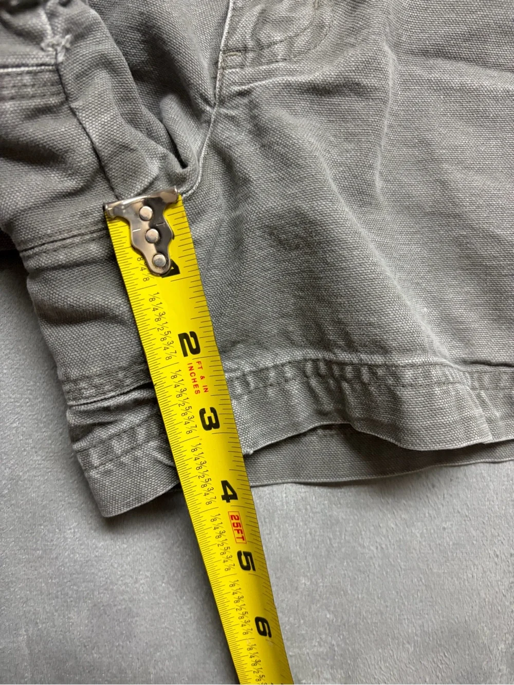 Patagonia Womens Shorts 8 Gray Organic Cotton Hiking Outdoor Utility Gorpcore - Picture 9 of 16